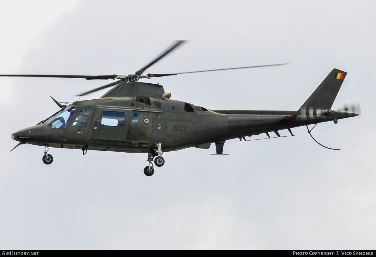 Aircraft Photo of H07 | Agusta A-109HO (A-109BA) | Belgium - Army | AirHistory.net #833323