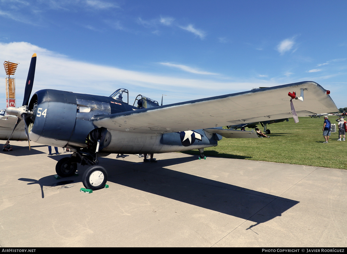 Aircraft Photo of N5833 / 54 | Grumman FM-2 Wildcat | Commemorative Air Force | UK - Navy | AirHistory.net #833437