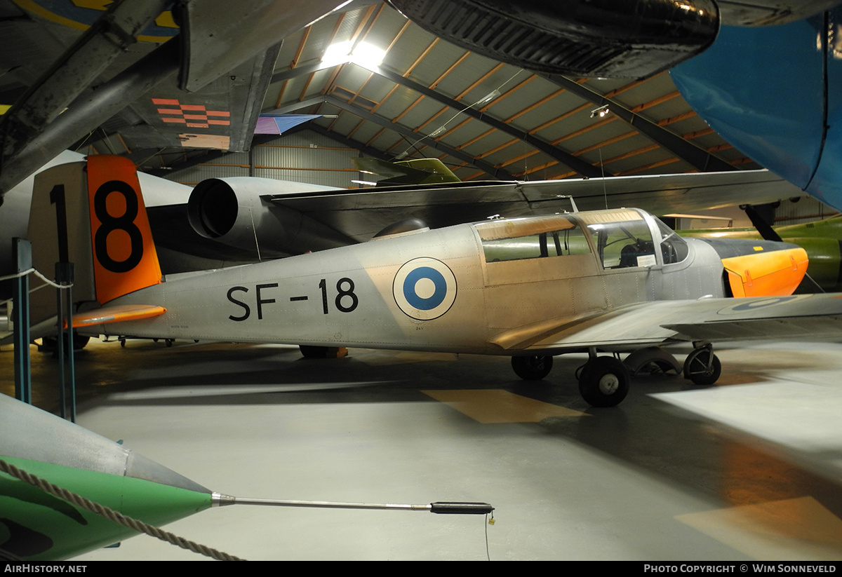 Aircraft Photo of SF-18 | Saab 91D Safir | Finland - Air Force | AirHistory.net #833451