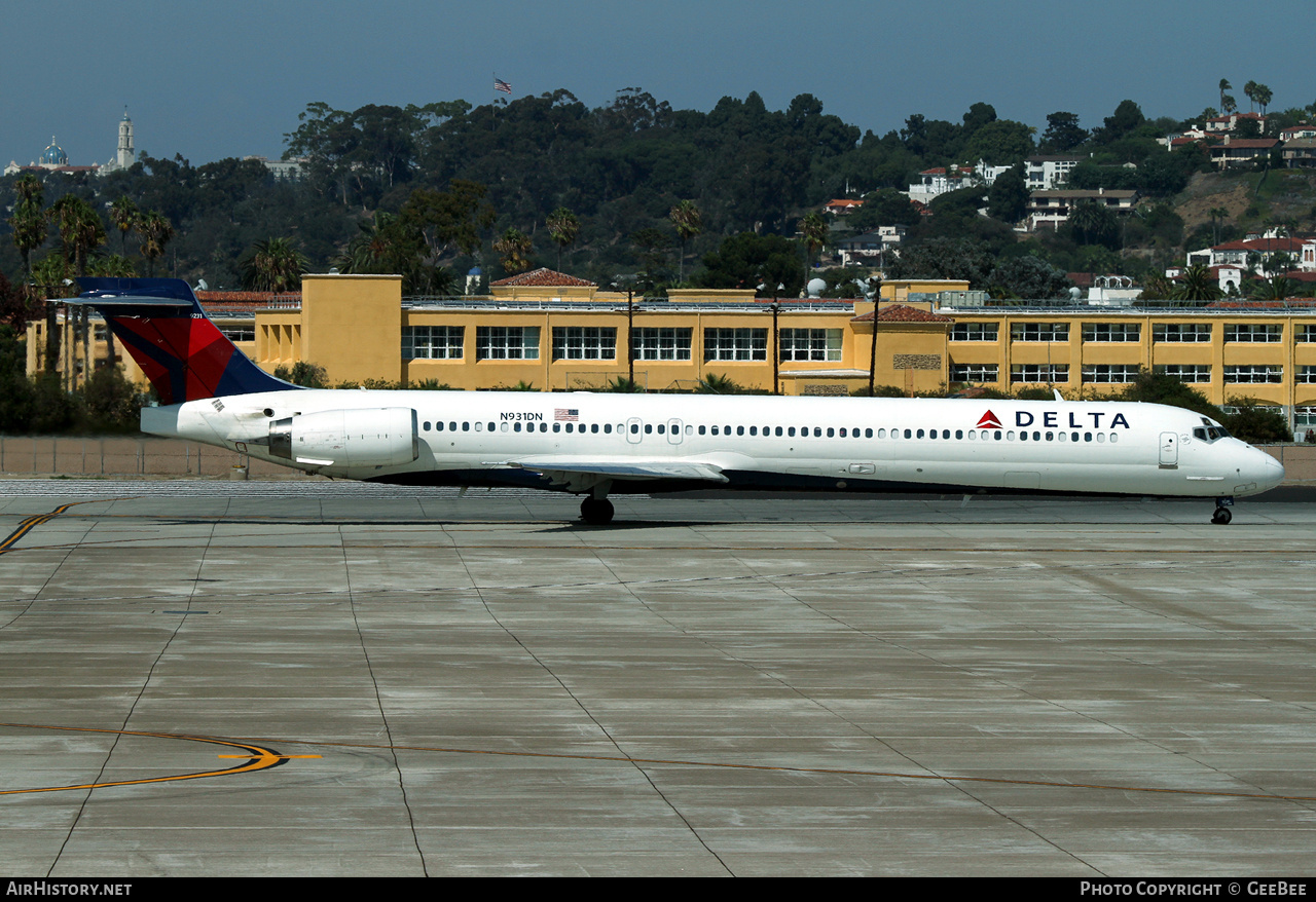 Aircraft Photo of N931DN | McDonnell Douglas MD-90-30 | Delta Air Lines | AirHistory.net #833463