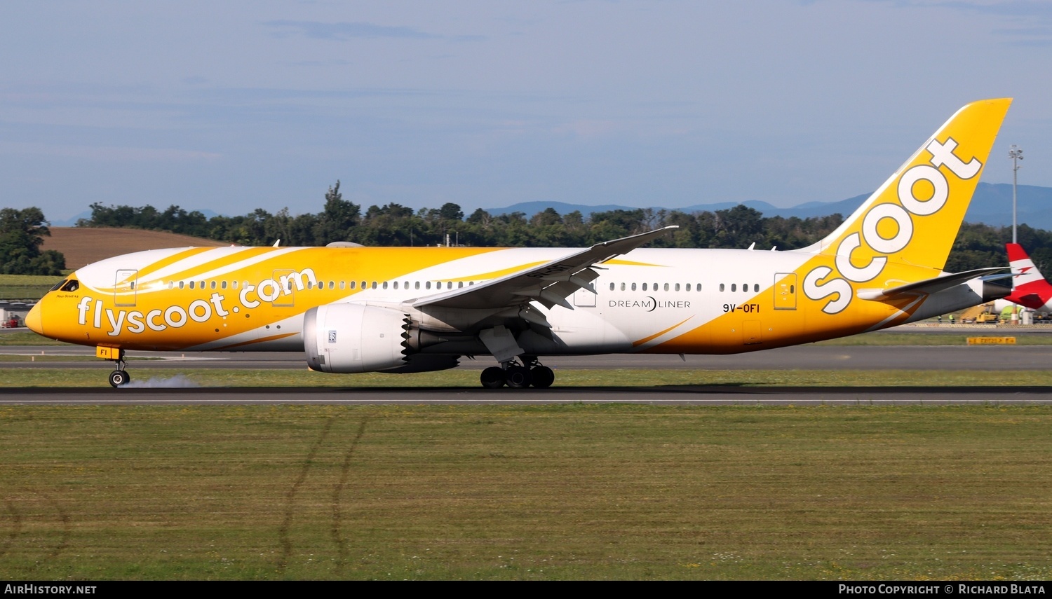 Aircraft Photo of 9V-OFI | Boeing 787-8 Dreamliner | Scoot | AirHistory.net #833465