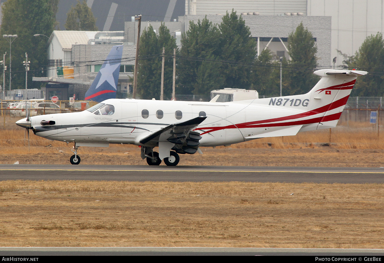 Aircraft Photo of N871DG | Pilatus PC-12/47E | AirHistory.net #833480
