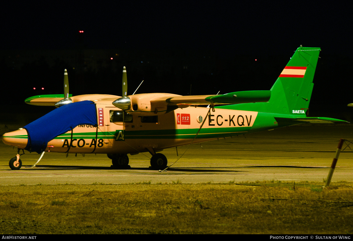 Aircraft Photo of EC-KQV | Vulcanair P-68 Observer 2 | INFOCA - Incendios Forestales de Andalucía | AirHistory.net #833485