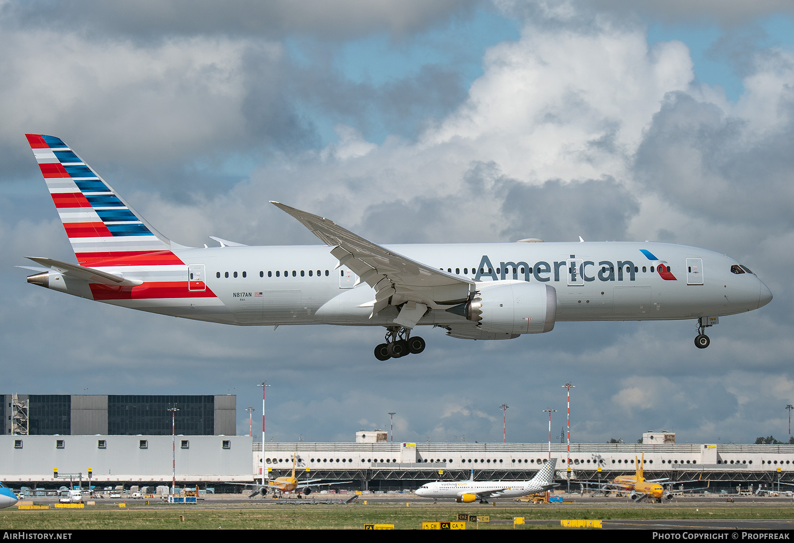 Aircraft Photo of N817AN | Boeing 787-8 Dreamliner | American Airlines | AirHistory.net #833498