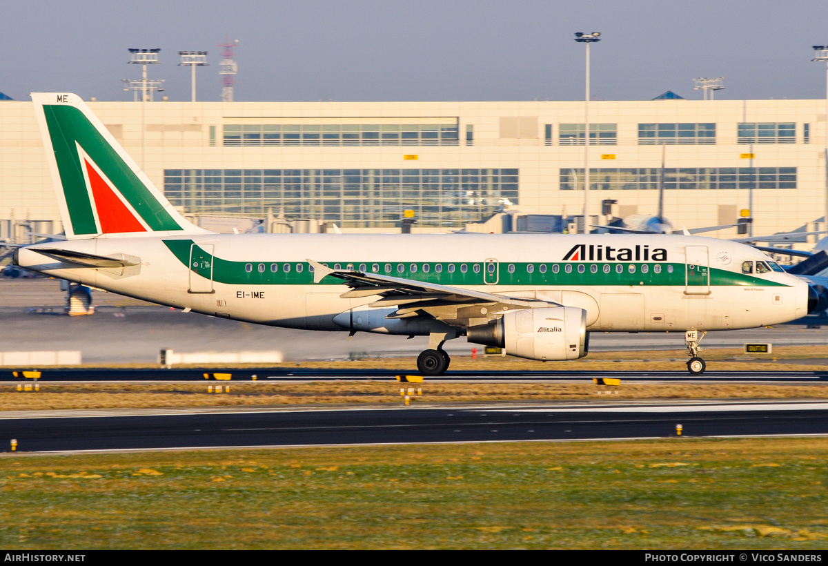 Aircraft Photo of EI-IME | Airbus A319-112 | Alitalia | AirHistory.net #833509