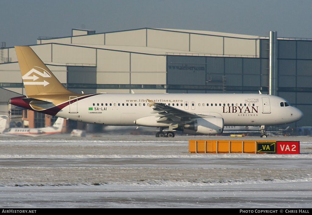 Aircraft Photo of 5A-LAI | Airbus A320-214 | Libyan Airlines | AirHistory.net #833576