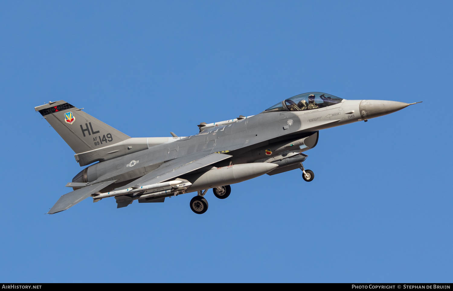 Aircraft Photo of 89-2149 / AF89-149 | Lockheed F-16CM Fighting Falcon | USA - Air Force | AirHistory.net #833590