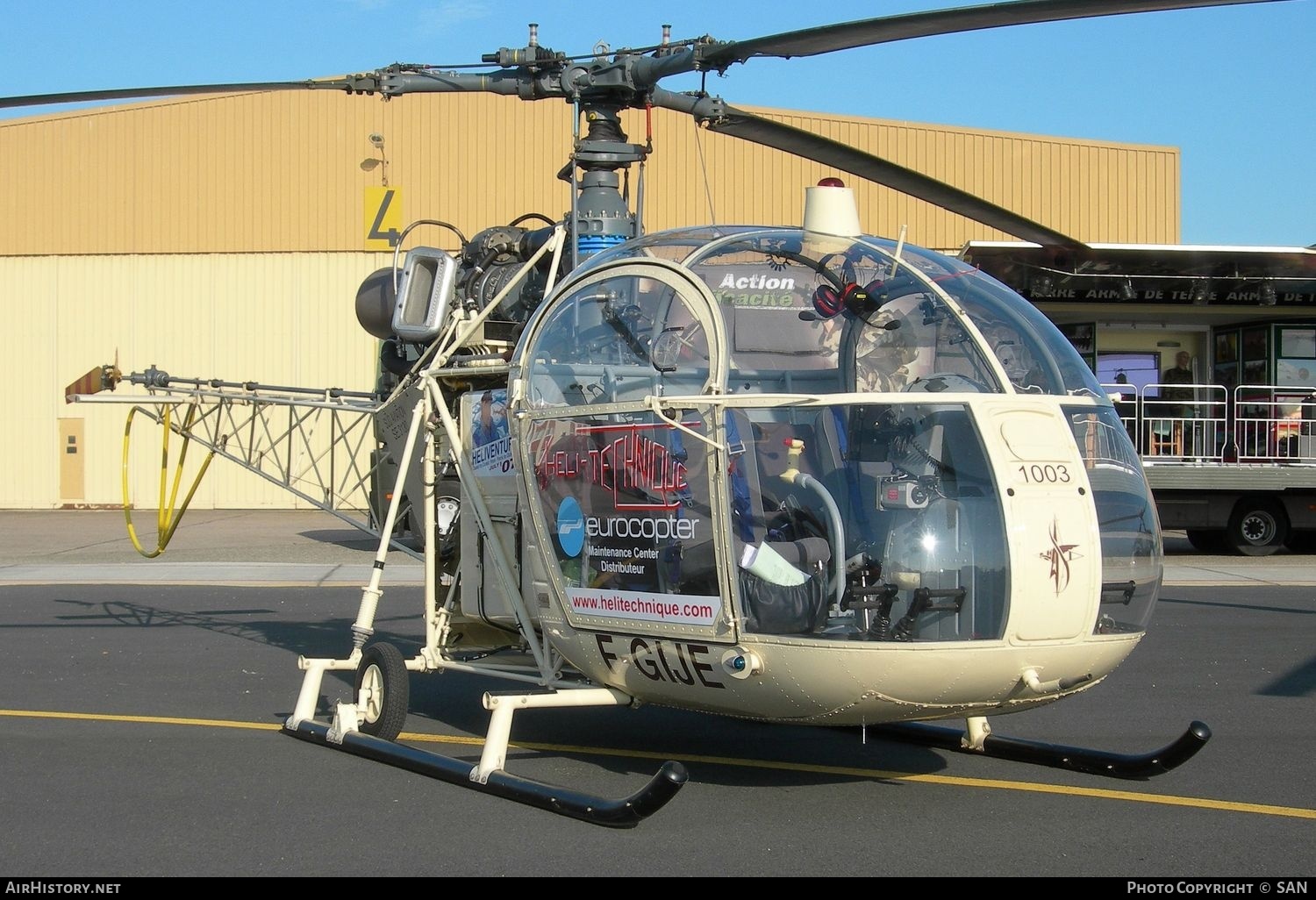 Aircraft Photo of F-GIJE | Sud SE-313B Alouette II | AirHistory.net #833611
