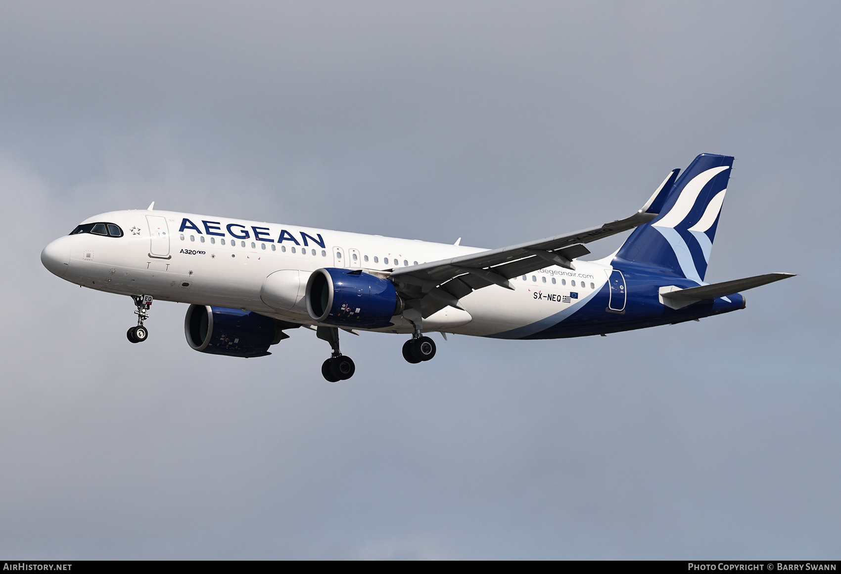 Aircraft Photo of SX-NEQ | Airbus A320-271N | Aegean Airlines | AirHistory.net #833621
