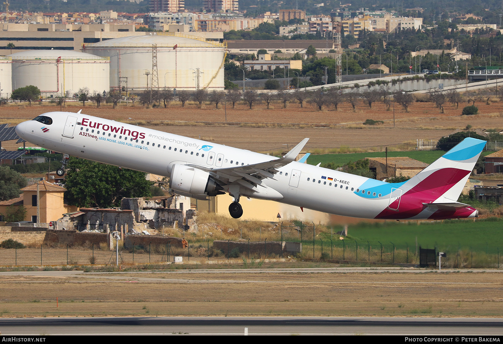 Aircraft Photo of D-AEEC | Airbus A321-251NX | Eurowings | AirHistory.net #833709