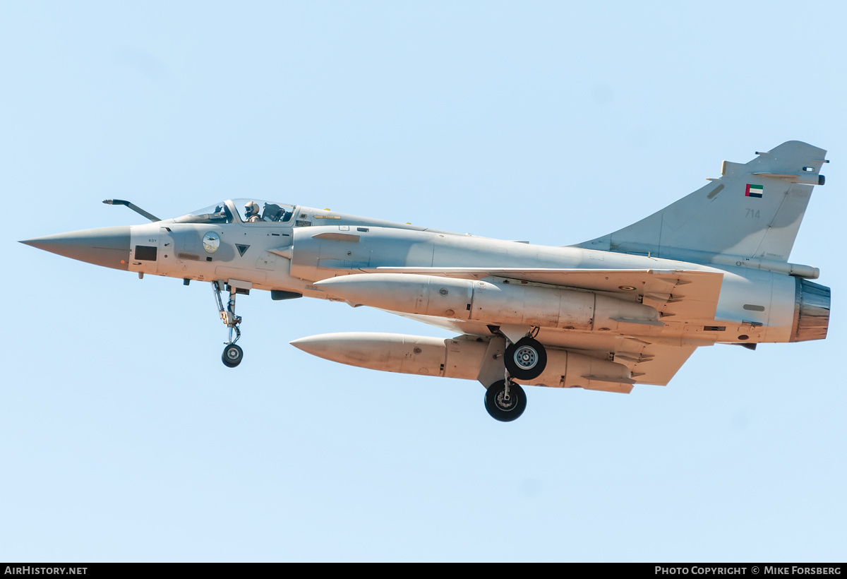 Aircraft Photo of 714 | Dassault Mirage 2000-9EAD | United Arab Emirates - Air Force | AirHistory.net #833742