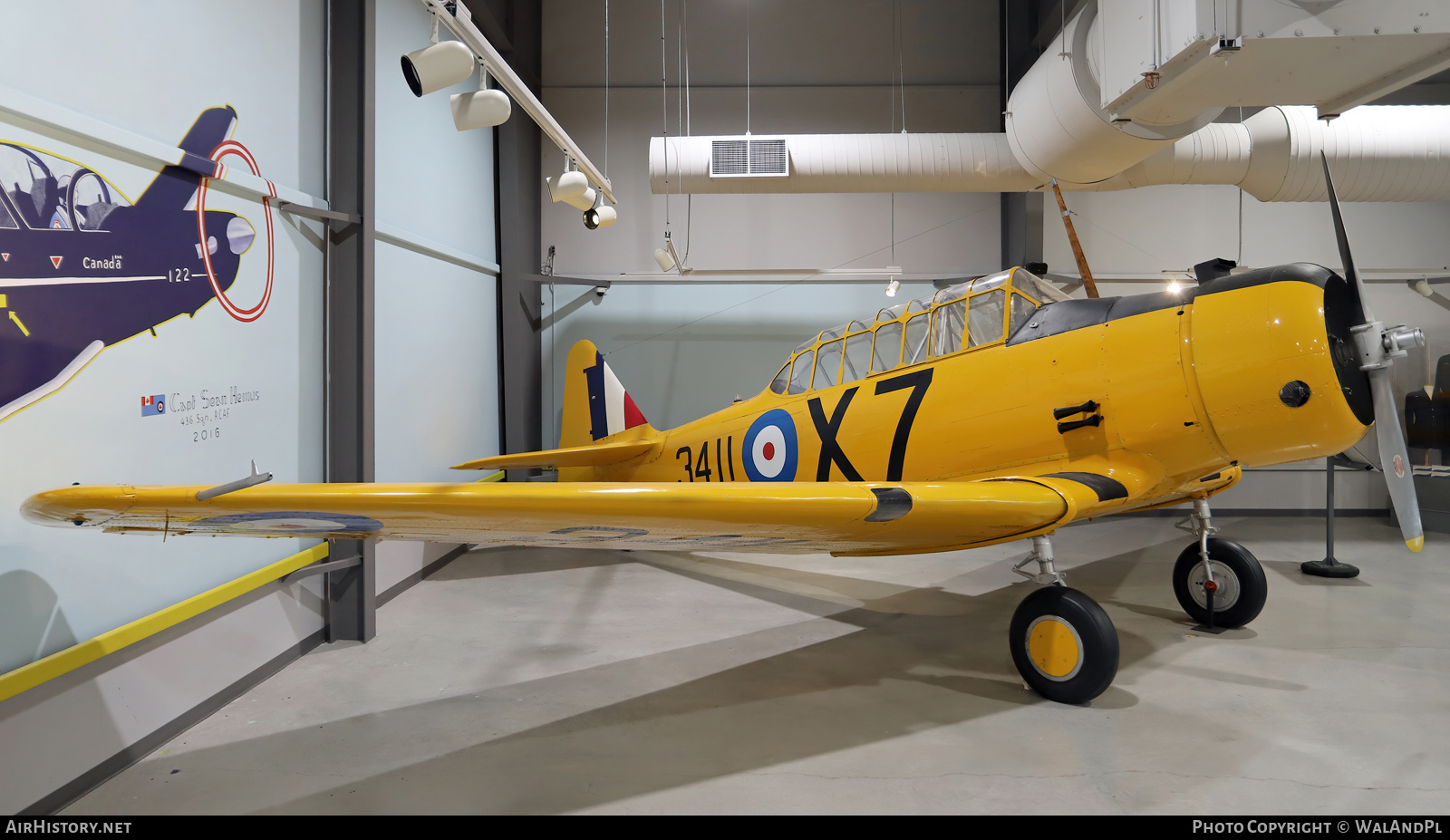 Aircraft Photo of 3411 | North American NA-64 Yale | Canada - Air Force | AirHistory.net #833780