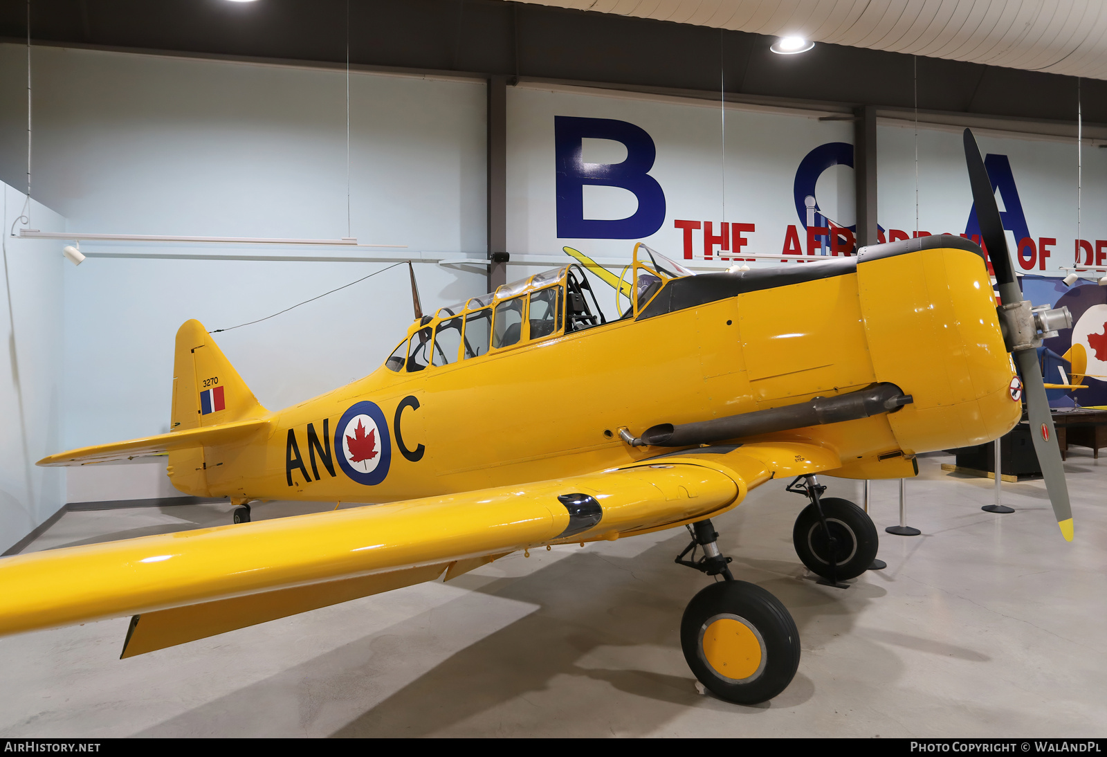 Aircraft Photo of 3270 | North American AT-16 Harvard II | Canada - Air Force | AirHistory.net #833781
