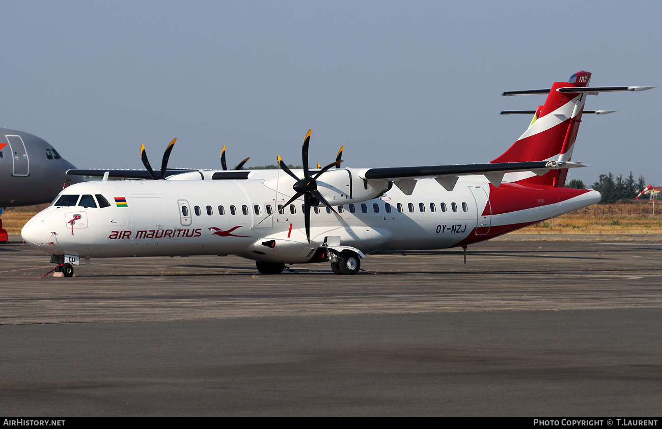 Aircraft Photo of OY-NZJ | ATR ATR-72-600 (ATR-72-212A) | Air Mauritius | AirHistory.net #833793