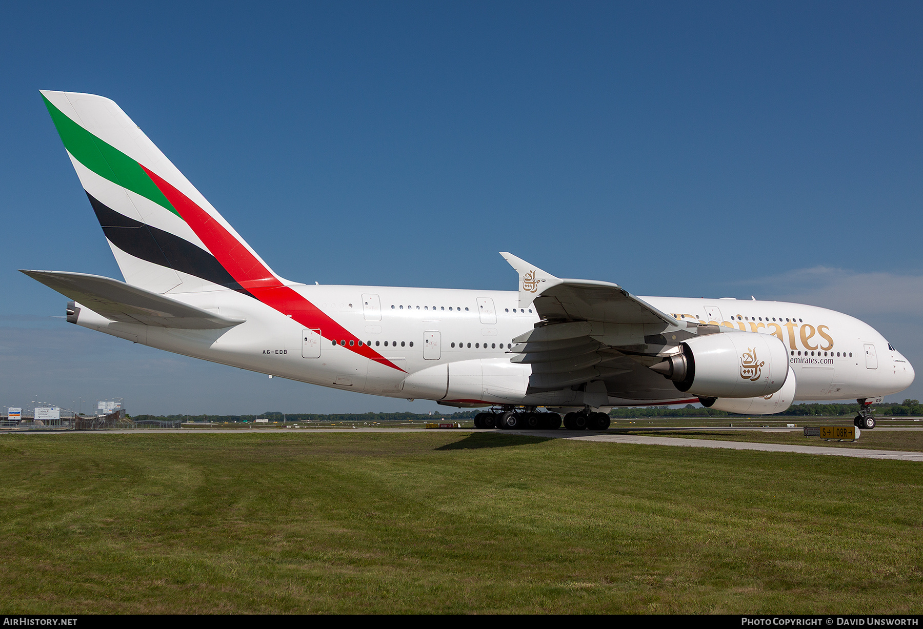 Aircraft Photo of A6-EDB | Airbus A380-861 | Emirates | AirHistory.net #833819
