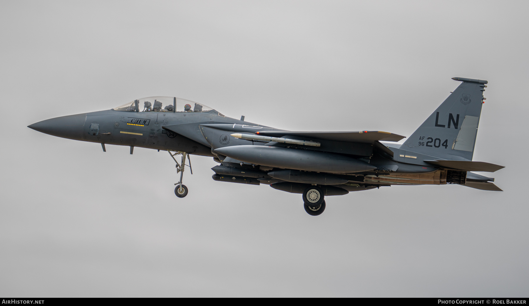 Aircraft Photo of 96-0204 / AF96-204 | McDonnell Douglas F-15E Strike Eagle | USA - Air Force | AirHistory.net #833846