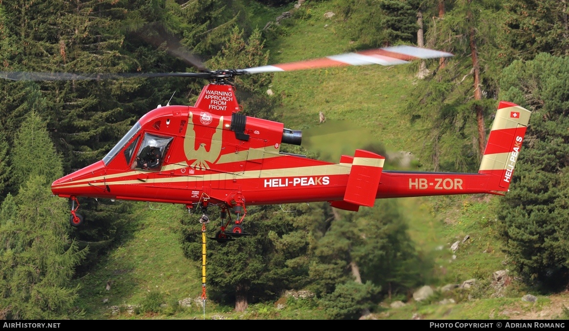 Aircraft Photo of HB-ZOR | Kaman K-1200 K-Max | Heli-Peaks | AirHistory.net #833850