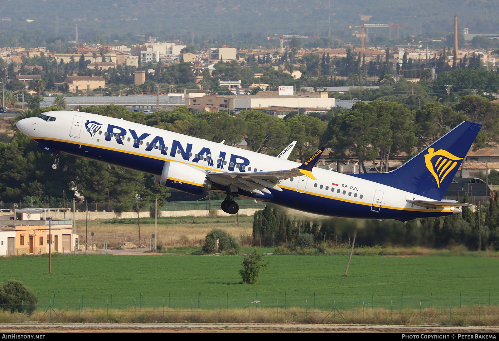 Aircraft Photo of SP-RZQ | Boeing 737-8200 Max 200 | Ryanair | AirHistory.net #833852