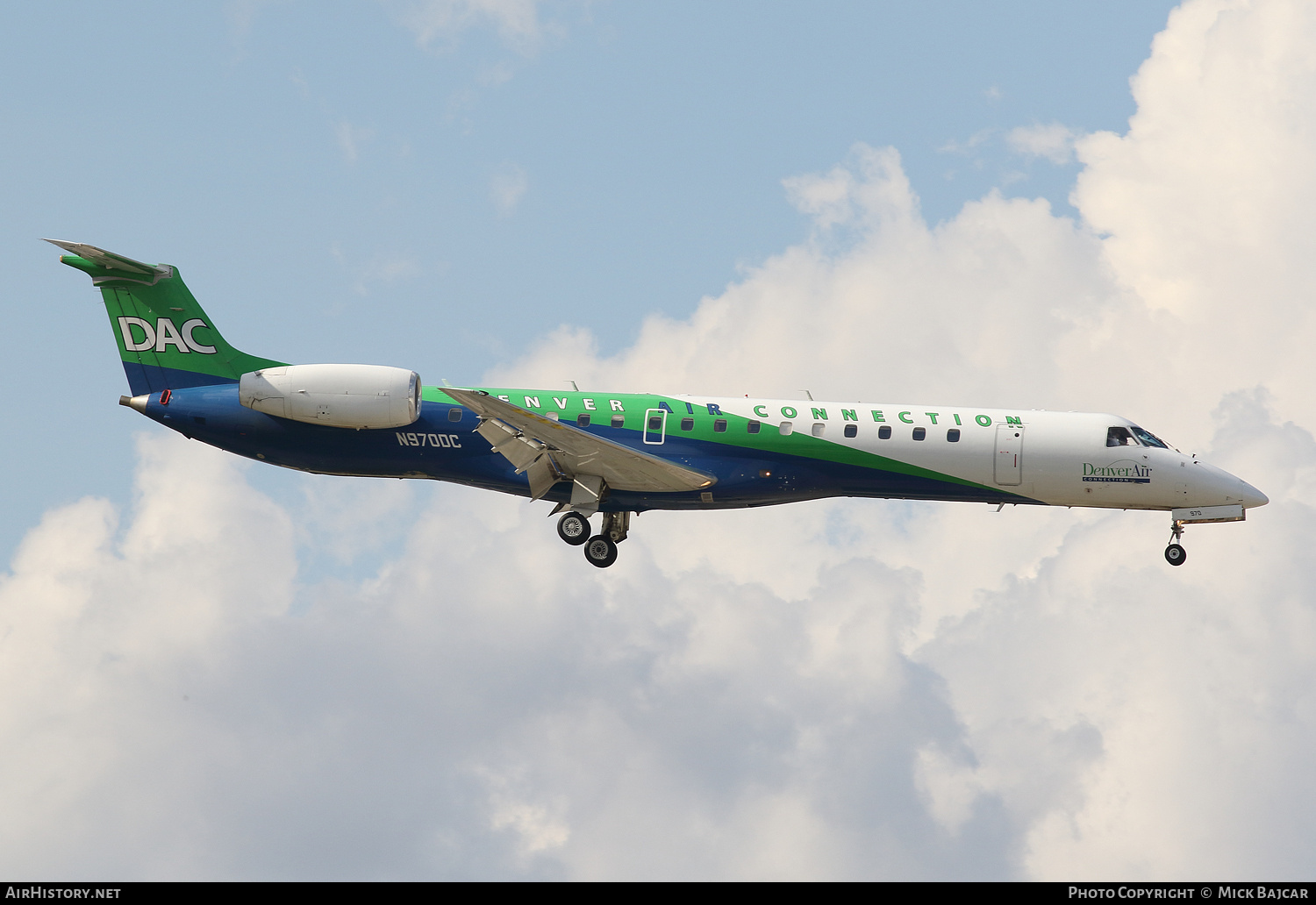 Aircraft Photo of N970DC | Embraer ERJ-145LR (EMB-145LR) | DAC - Denver Air Connection | AirHistory.net #833884