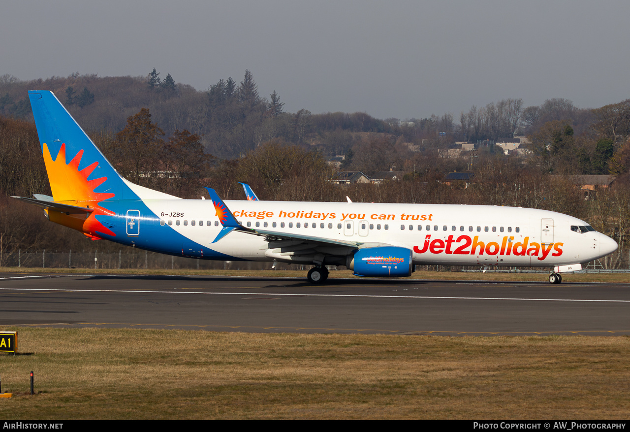 Aircraft Photo of G-JZBS | Boeing 737-800 | Jet2 Holidays | AirHistory.net #833904