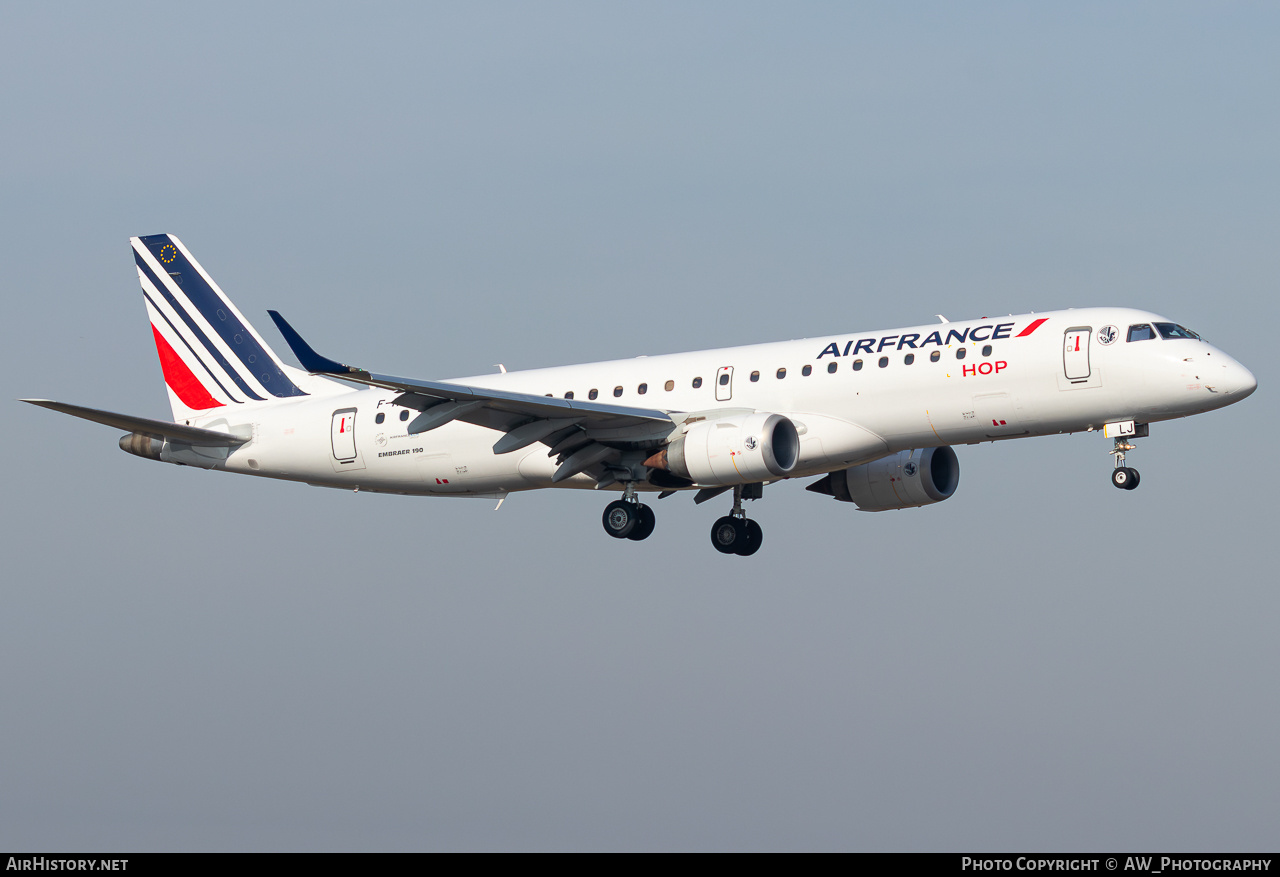 Aircraft Photo of F-HBLJ | Embraer 190STD (ERJ-190-100STD) | Air France | AirHistory.net #833913