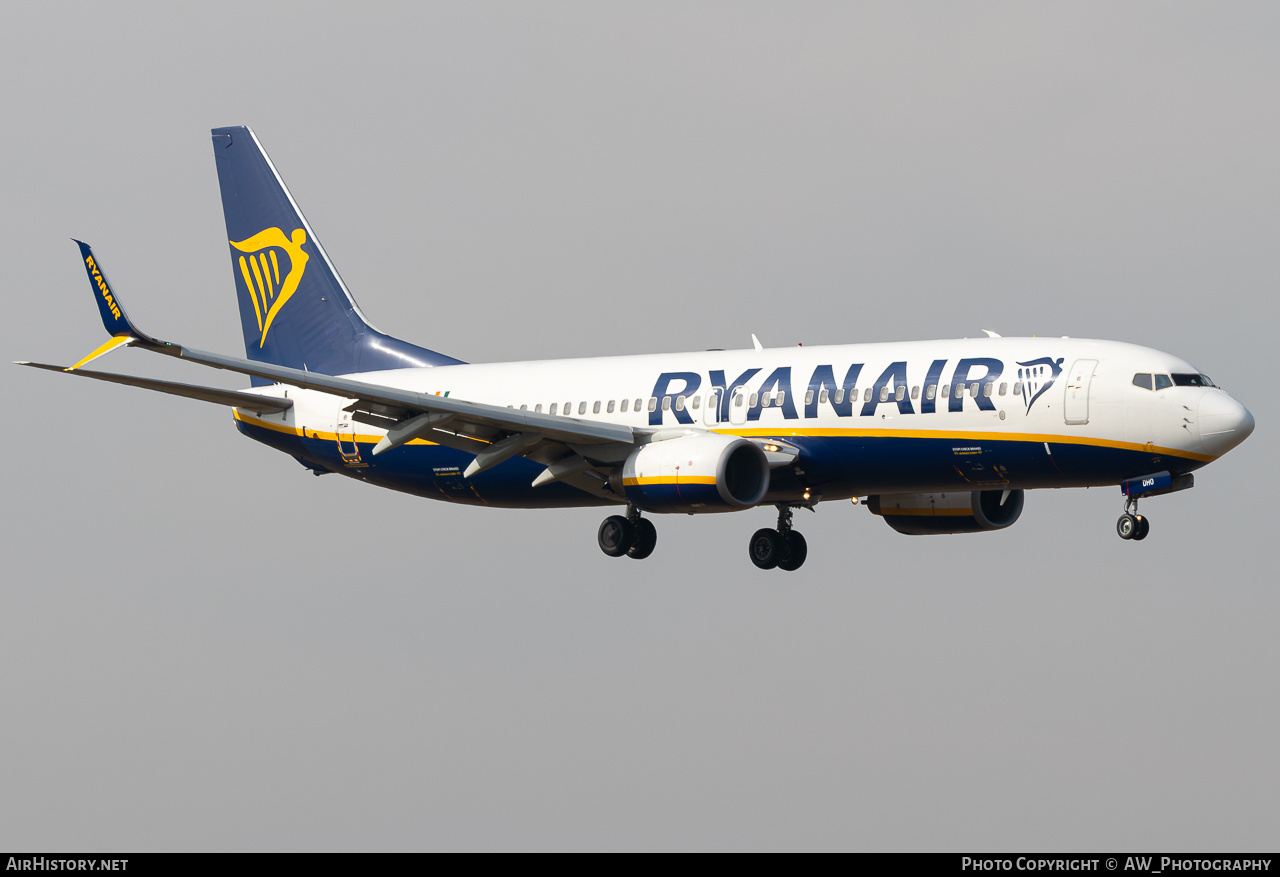 Aircraft Photo of EI-DHO | Boeing 737-8AS | Ryanair | AirHistory.net #833918