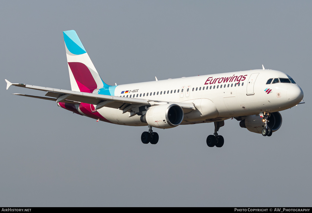 Aircraft Photo of D-ABZE | Airbus A320-216 | Eurowings | AirHistory.net #833921