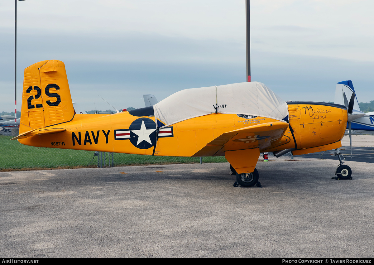 Aircraft Photo of N687HV | Beech T-34B Mentor | USA - Navy | AirHistory.net #833929