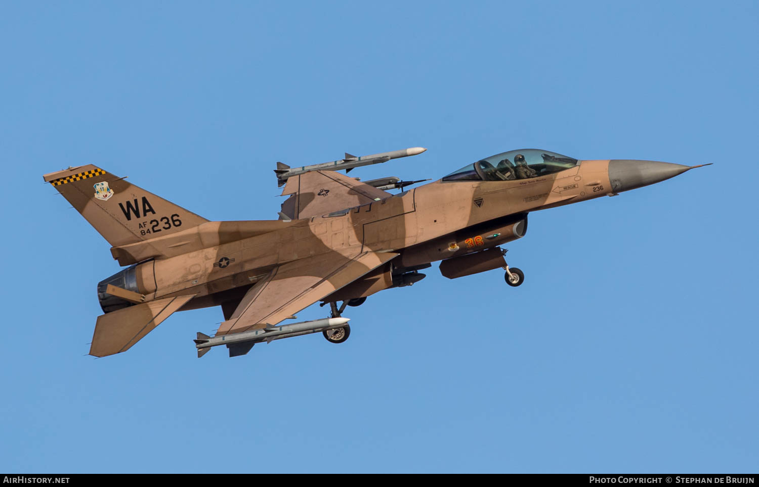 Aircraft Photo of 84-1236 / AF84-236 | General Dynamics F-16C Fighting Falcon | USA - Air Force | AirHistory.net #833968