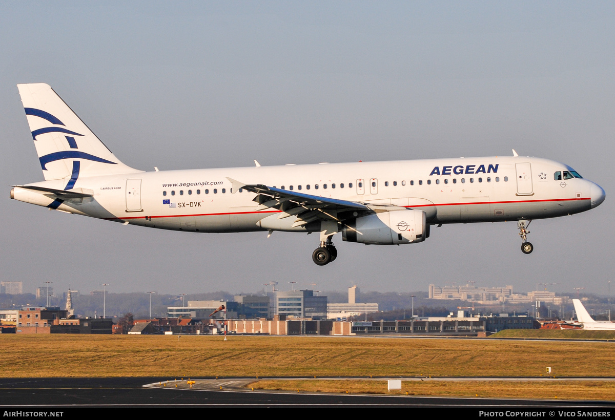 Aircraft Photo of SX-DVK | Airbus A320-232 | Aegean Airlines | AirHistory.net #833980