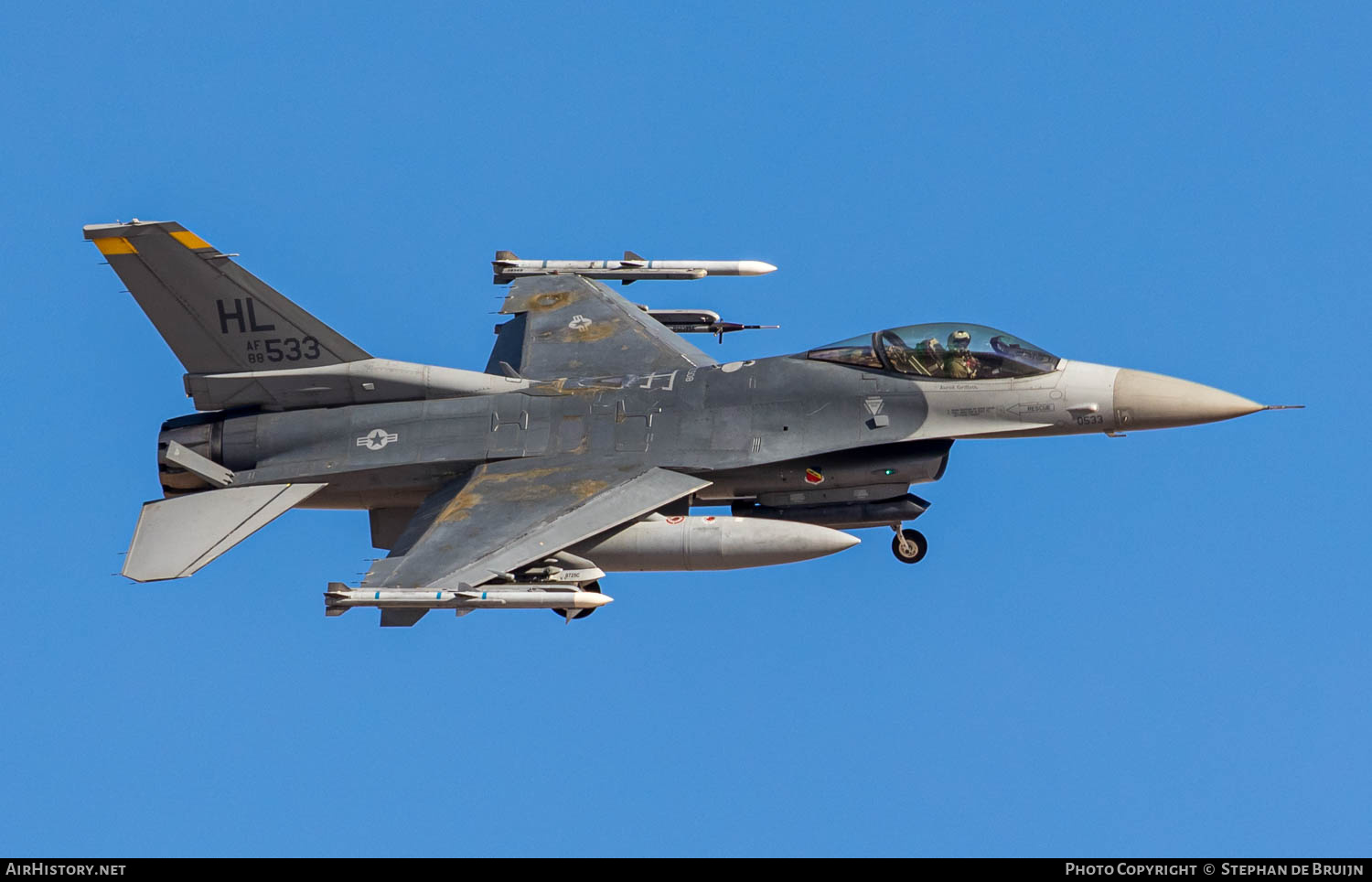 Aircraft Photo of 88-0533 / AF88-533 | General Dynamics F-16CM Fighting Falcon | USA - Air Force | AirHistory.net #833981