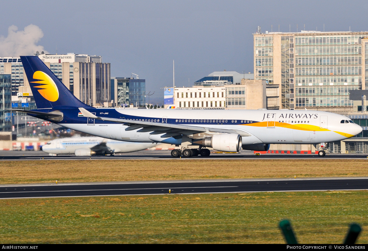 Aircraft Photo of VT-JWG | Airbus A330-203 | Jet Airways | AirHistory.net #834027