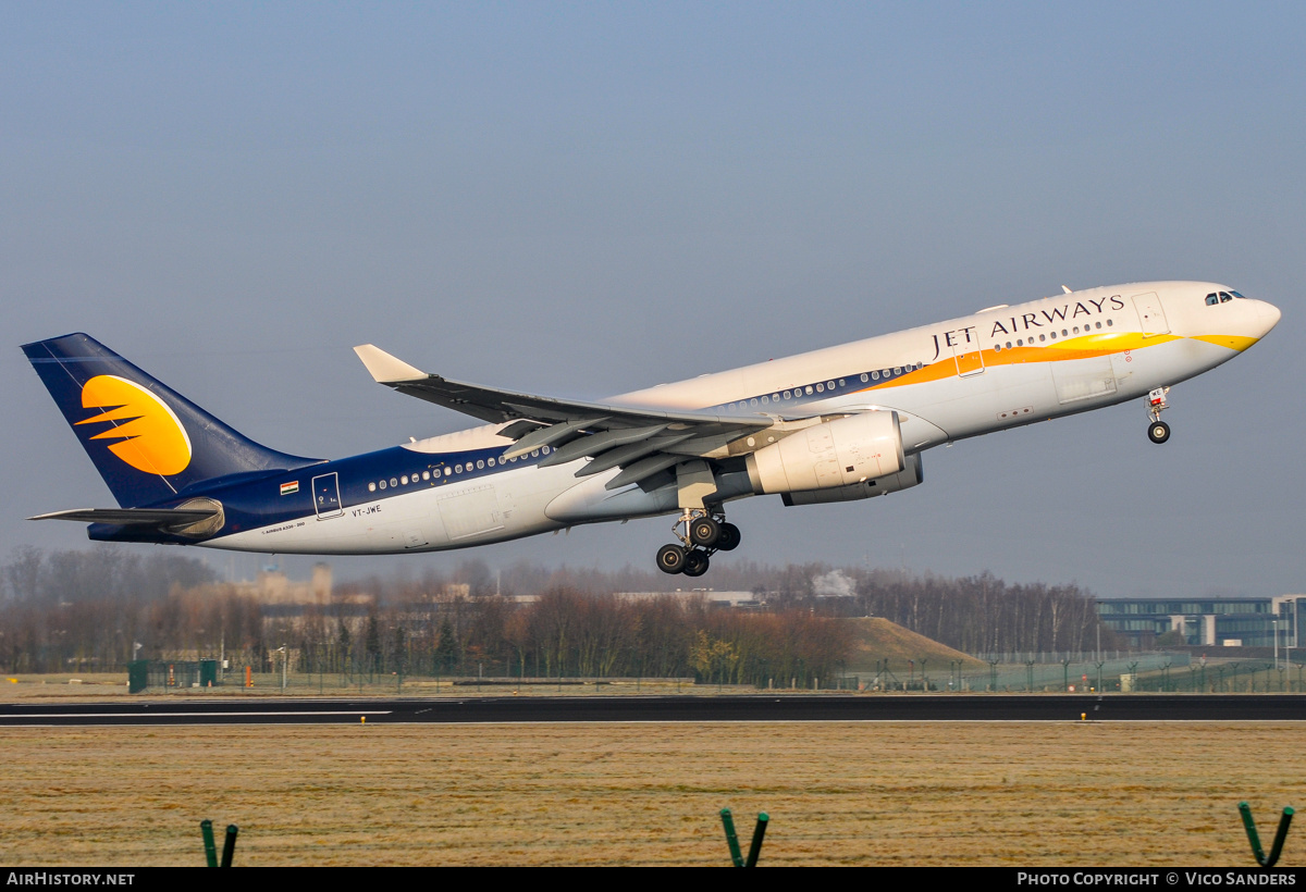 Aircraft Photo of VT-JWE | Airbus A330-243 | Jet Airways | AirHistory.net #834029
