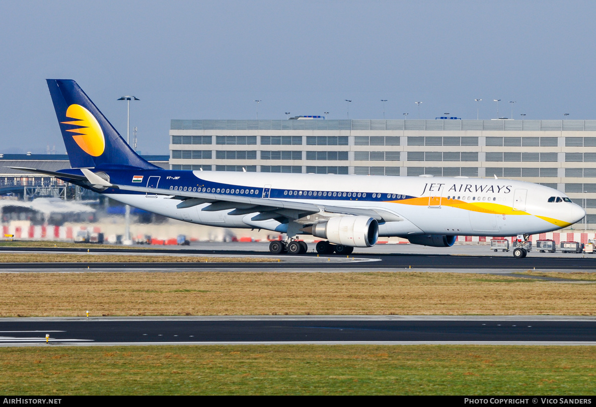 Aircraft Photo of VT-JWF | Airbus A330-202 | Jet Airways | AirHistory.net #834032