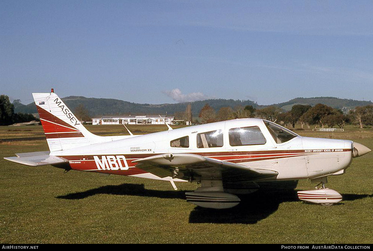 Aircraft Photo of ZK-MBD / MBD | Piper PA-28-161 Warrior II | Massey University - School of Aviation | AirHistory.net #834036