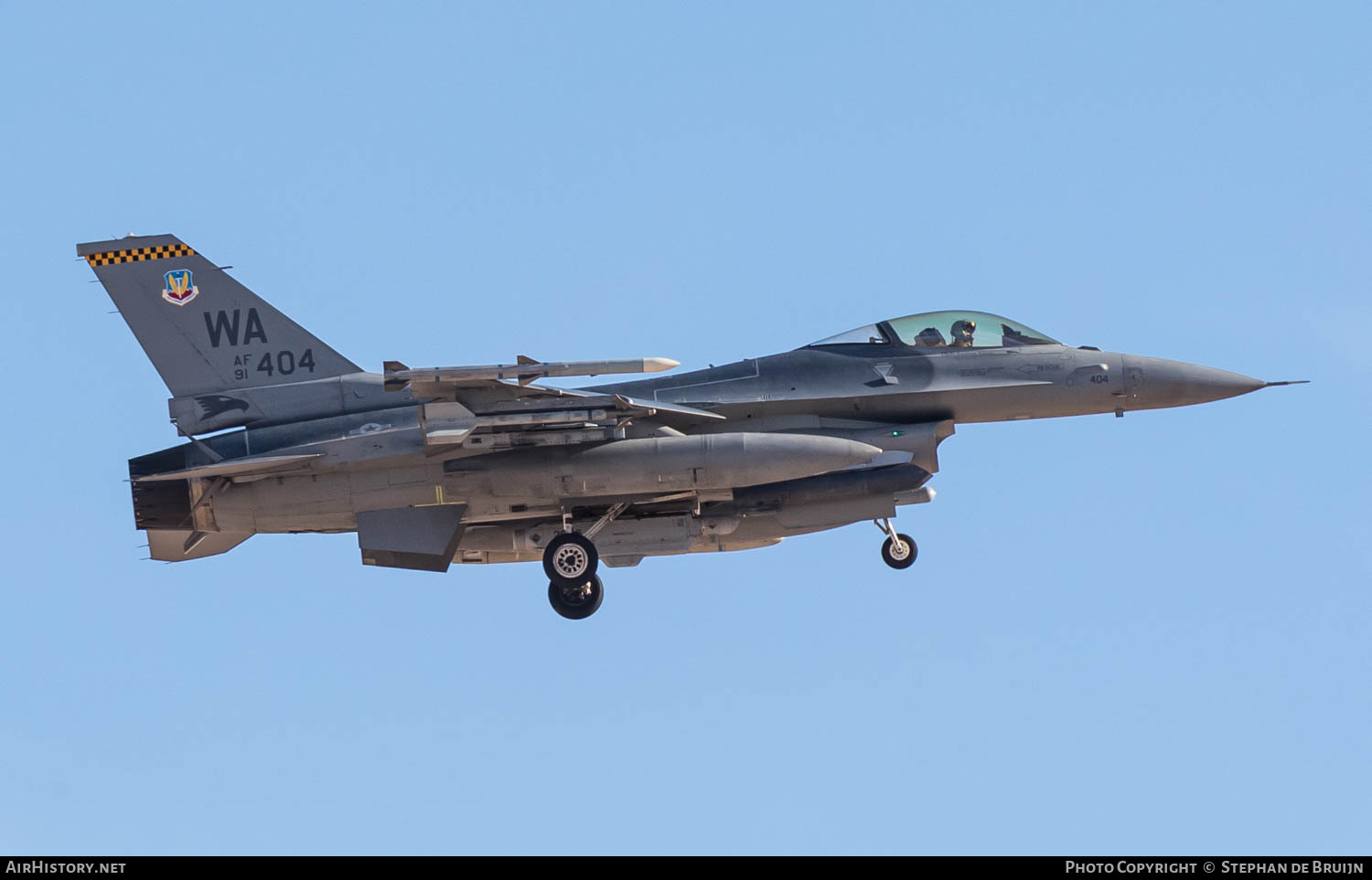 Aircraft Photo of 91-0404 / AF91-404 | General Dynamics F-16CM Fighting Falcon | USA - Air Force | AirHistory.net #834065