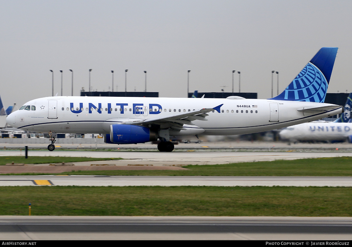 Aircraft Photo of N448UA | Airbus A320-232 | United Airlines | AirHistory.net #834123