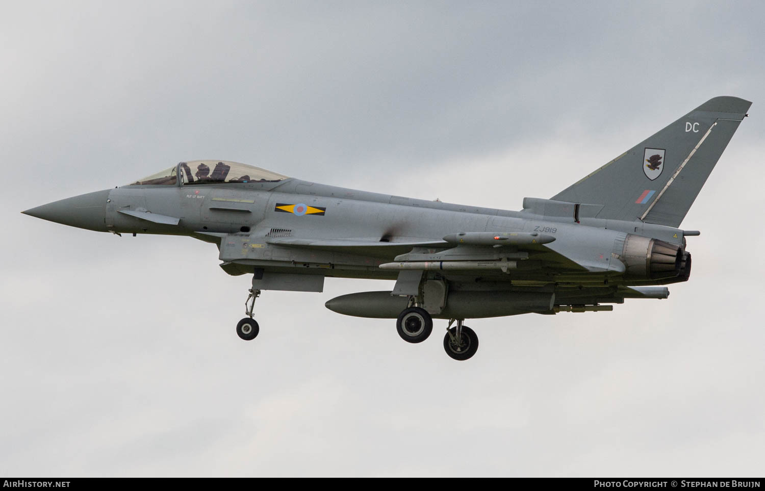 Aircraft Photo of ZJ919 | Eurofighter EF-2000 Typhoon F2 | UK - Air Force | AirHistory.net #834133