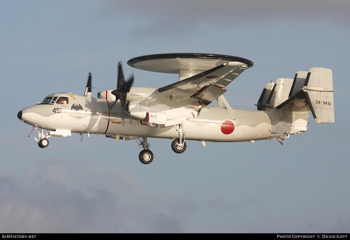 Aircraft Photo of 34-3451 / 161400 | Grumman E-2C Hawkeye | Japan - Air Force | AirHistory.net #834143