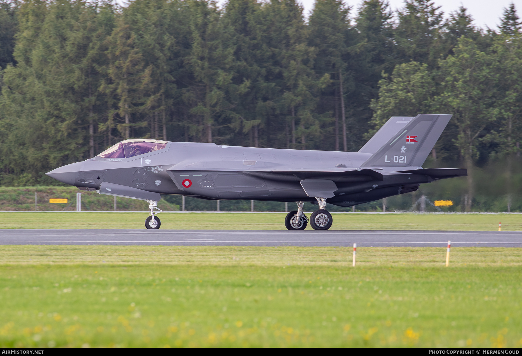 Aircraft Photo of L-021 / 22-5822 | Lockheed Martin F-35A Lightning II | Denmark - Air Force | AirHistory.net #834184