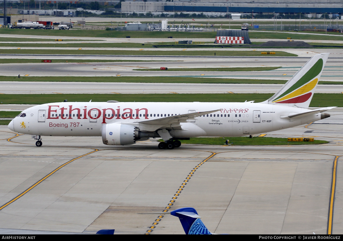 Aircraft Photo of ET-AOP | Boeing 787-8 Dreamliner | Ethiopian Airlines | AirHistory.net #834186