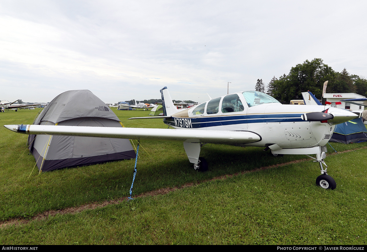 Aircraft Photo of N7978M | Beech C33A Debonair | AirHistory.net #834189