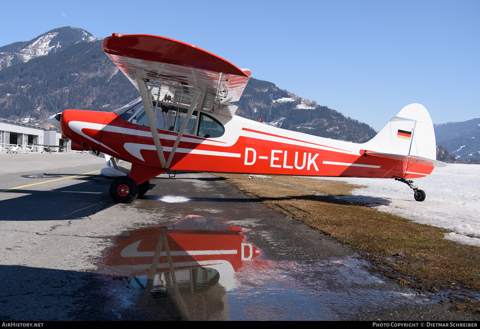 Aircraft Photo of D-ELUK | Piper PA-18-150 Super Cub | Weisse Möwe Wels | AirHistory.net #834208