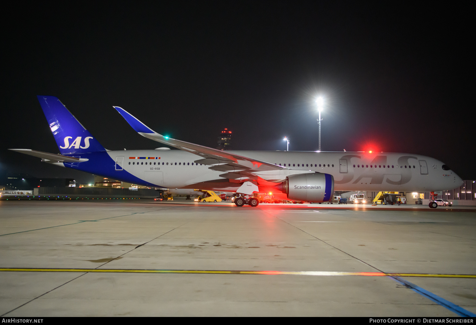 Aircraft Photo of SE-RSB | Airbus A350-941 | Scandinavian Airlines - SAS | AirHistory.net #834217