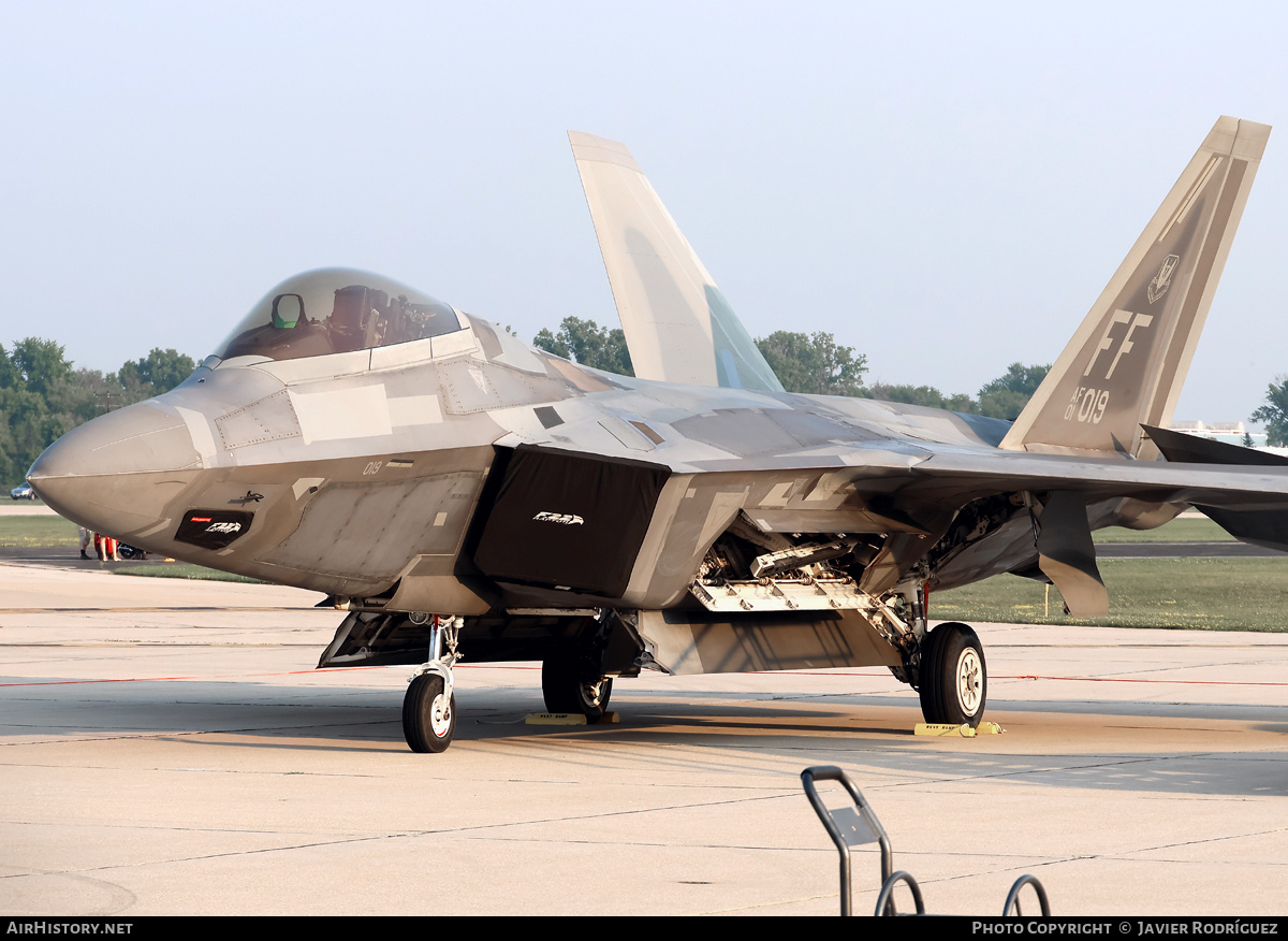 Aircraft Photo of 01-4019 / AF01-019 | Lockheed Martin F-22A Raptor | USA - Air Force | AirHistory.net #834225