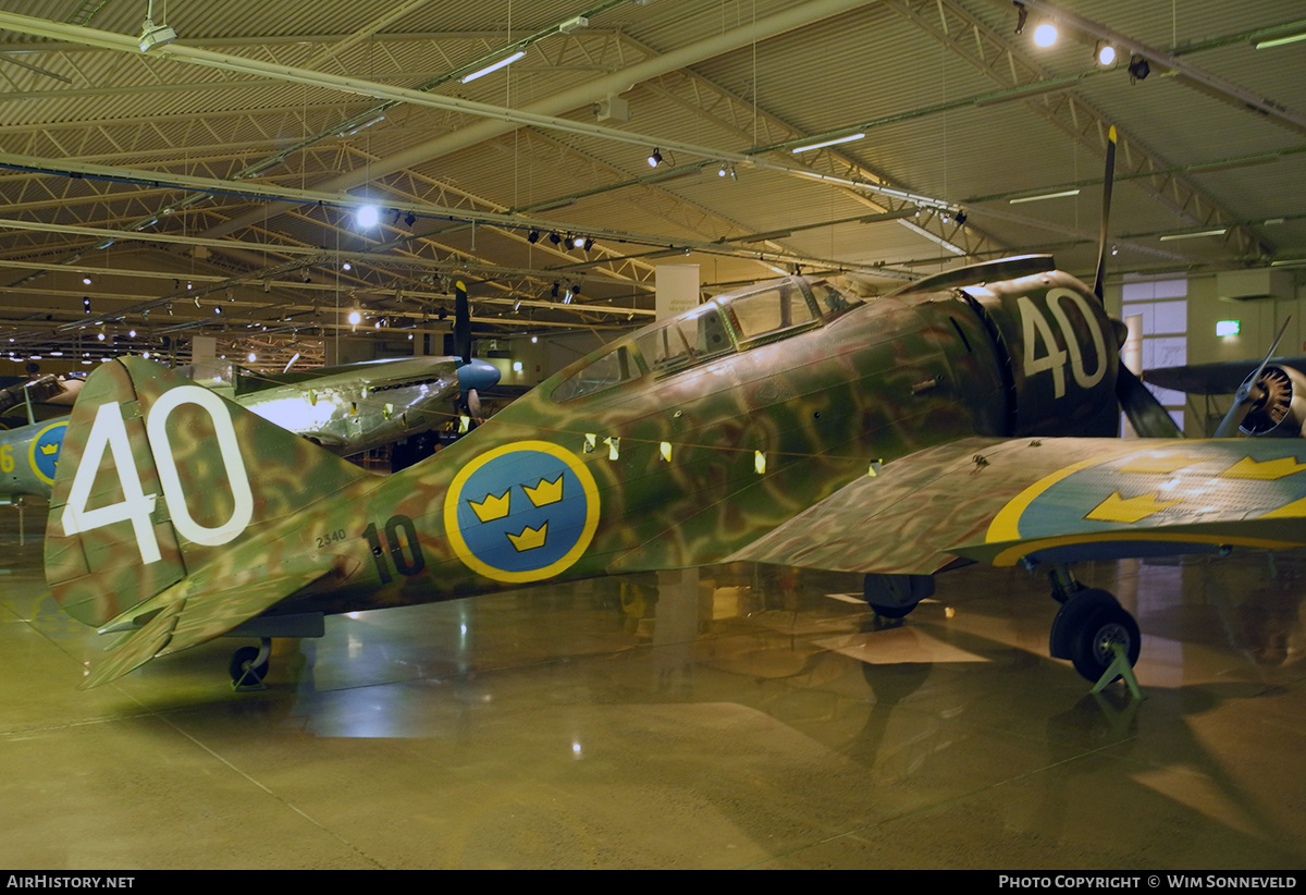 Aircraft Photo of 2340 | Reggiane J20 Falco | Sweden - Air Force | AirHistory.net #834279