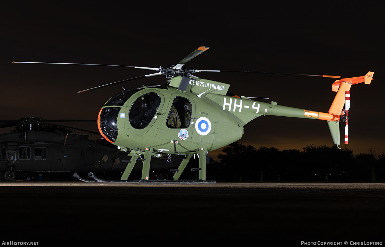 Aircraft Photo of HH-4 | Hughes 500D (369D) | Finland - Army | AirHistory.net #834293
