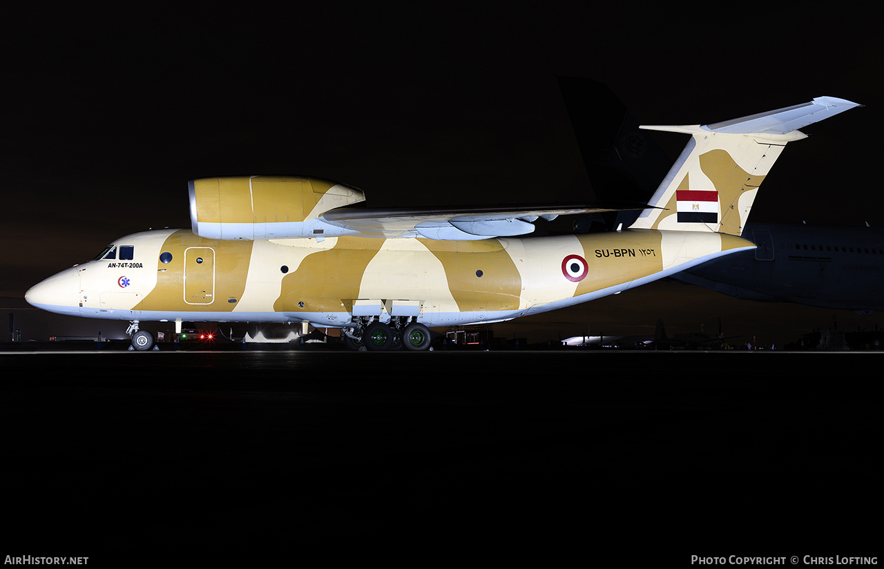 Aircraft Photo of 1256 / SU-BPN | Antonov An-74T-200A | Egypt - Air Force | AirHistory.net #834306