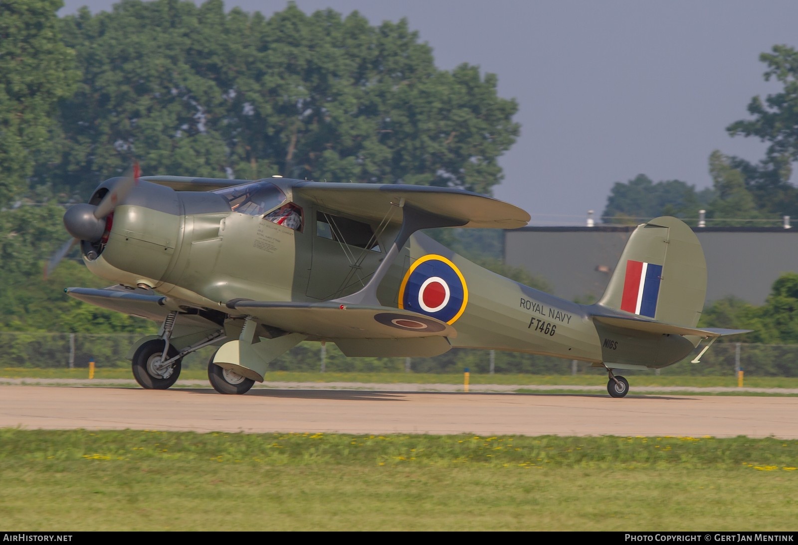 Aircraft Photo of N16S / FT466 | Beech D17S | UK - Navy | AirHistory.net #834316