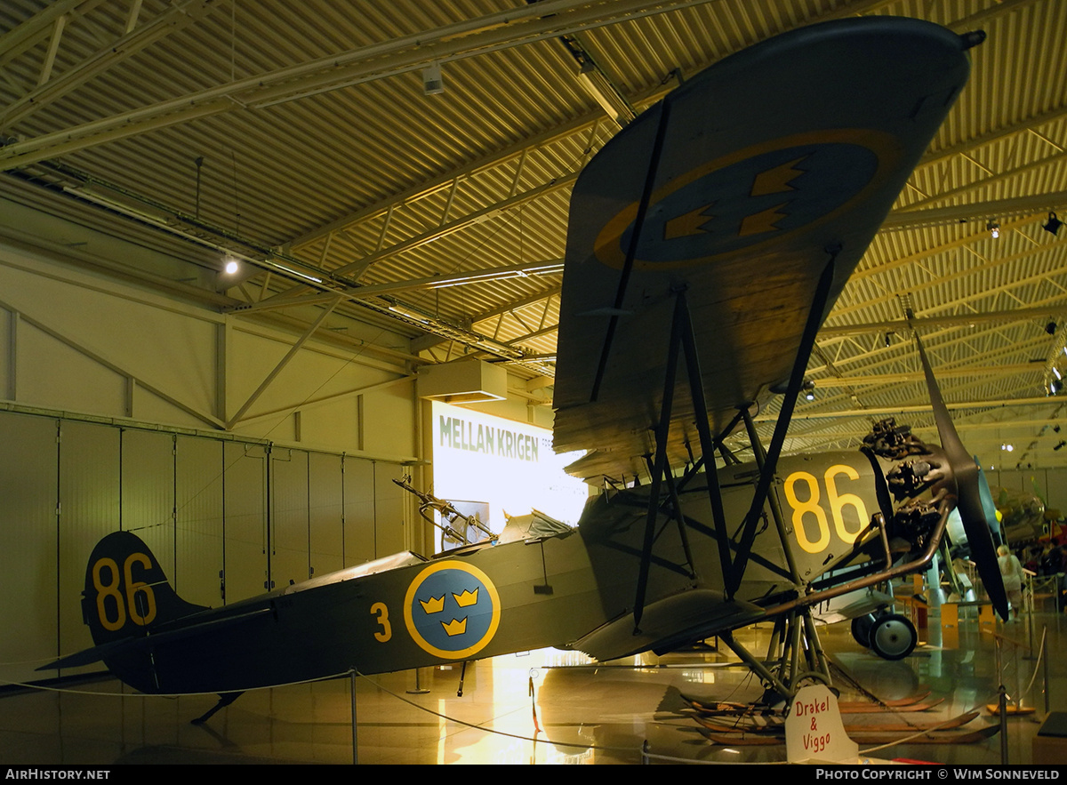 Aircraft Photo of 386 | Fokker S6B (C.V) | Sweden - Air Force | AirHistory.net #834317
